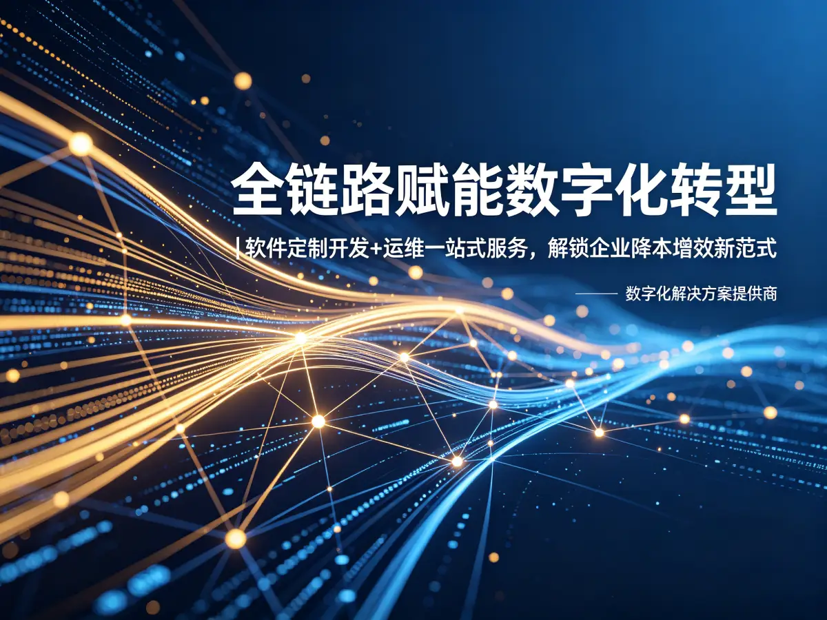 从单点数据处理，到全链路软件赋能